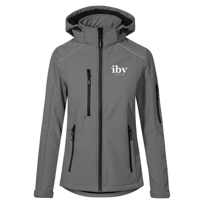 Promodoro® Women´s Light Softshell Jacket steel gray - Jacke - IBV Hamburg - S