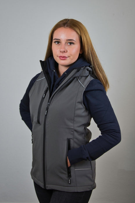 Promodoro® Women´s Softshell Vest steel gray - Weste - Seier - S