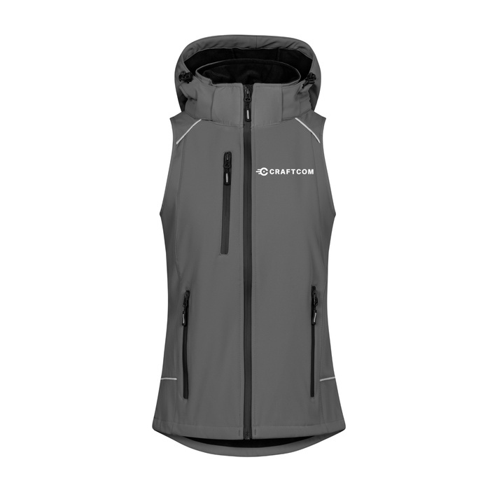 Promodoro® Women´s Softshell Vest steel gray - Weste - Craft - Com - S