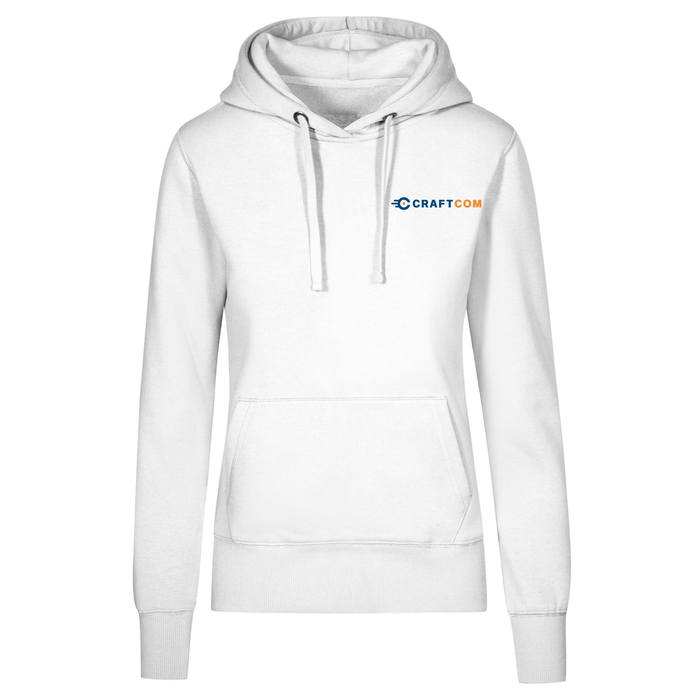 Promodoro® X.O Kapuzenpullover Women white - Hoody - Craft - Com - S