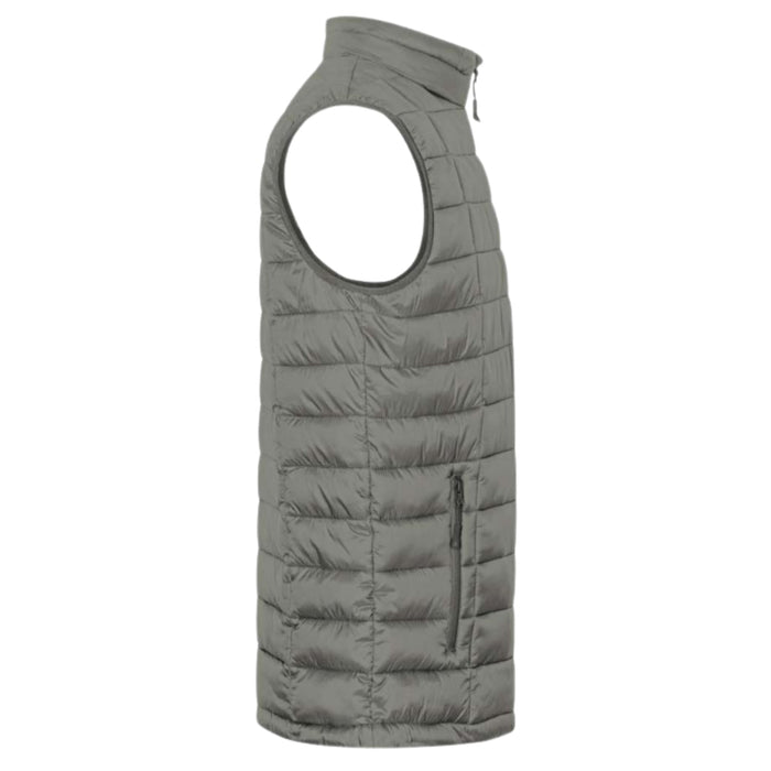 Promodoro® Herren Steppweste Steel Grey