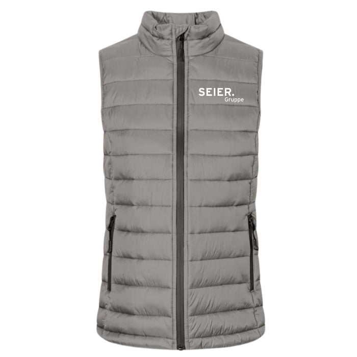 Promodoro® Damen Steppweste Steel Grey