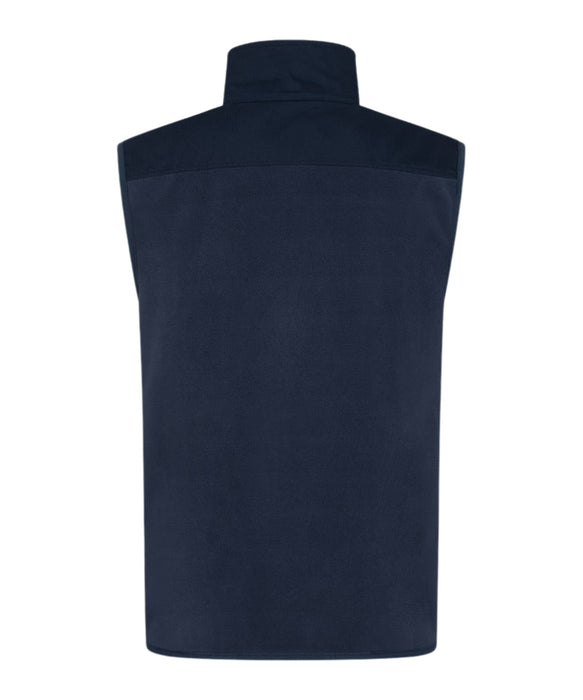 Promodoro Herren Canvas Fleeceweste mit Stehkragen und hohem Tragekomfort – Navy