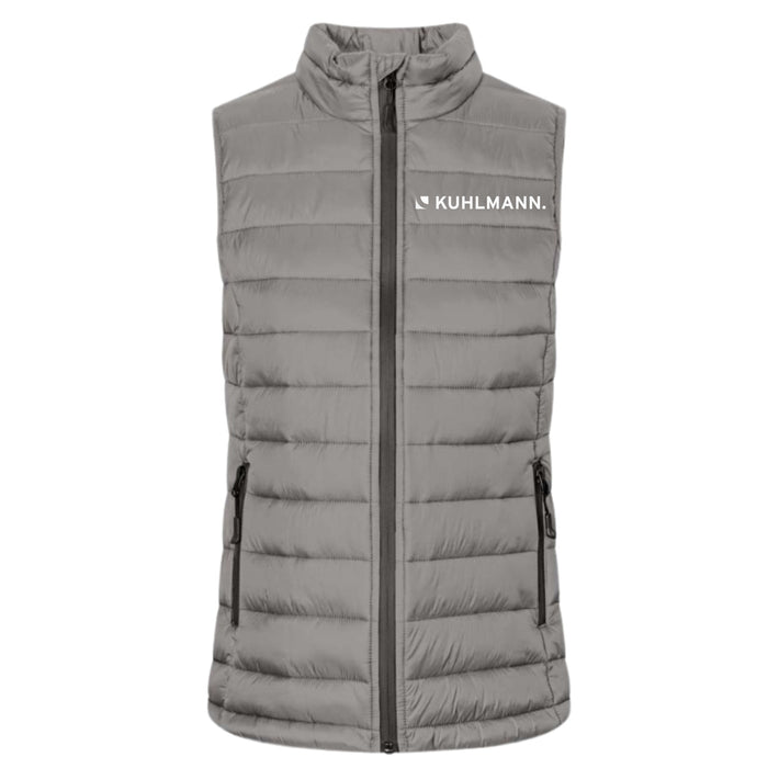 Promodoro® Damen Steppweste Steel Grey