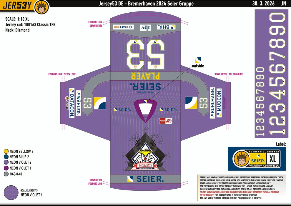 Personalisiertes Fischtown Sondertrikot - Trikot - S - 