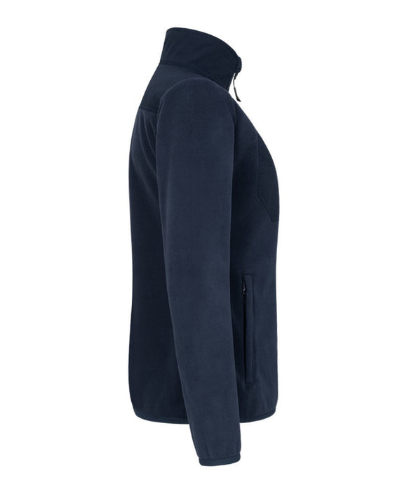 Promodoro Damen Canvas Fleecejacke mit Stehkragen und hohem Tragekomfort – Navy - Fleecejacke - IWU Zeven - S
