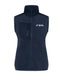 Promodoro Damen Canvas Fleeceweste mit Stehkragen und hohem Tragekomfort – Navy - Weste - BHK Logo - S