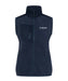 Promodoro Damen Canvas Fleeceweste mit Stehkragen und hohem Tragekomfort – Navy - Weste - Seier Logo - S