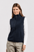Promodoro Damen Canvas Fleeceweste mit Stehkragen und hohem Tragekomfort – Navy - Weste - Seier Logo - S
