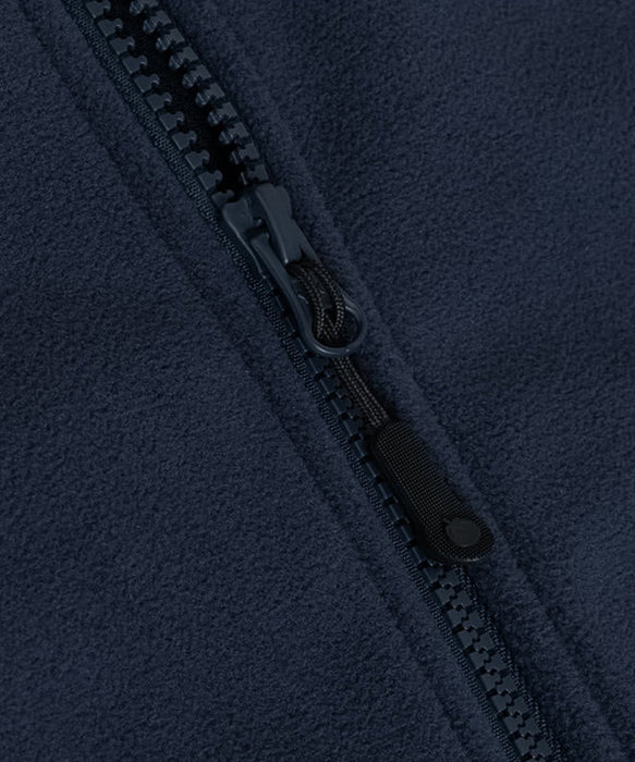 Promodoro Damen Canvas Fleeceweste mit Stehkragen und hohem Tragekomfort – Navy - Weste - IWU Zeven Logo - S
