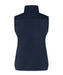 Promodoro Damen Canvas Fleeceweste mit Stehkragen und hohem Tragekomfort – Navy - Weste - IWU Zeven Logo - S