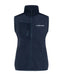 Promodoro Damen Canvas Fleeceweste mit Stehkragen und hohem Tragekomfort – Navy - Weste - Wähler Logo - S