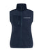 Promodoro Damen Canvas Fleeceweste mit Stehkragen und hohem Tragekomfort – Navy - Weste - Kuhlmann Logo - S