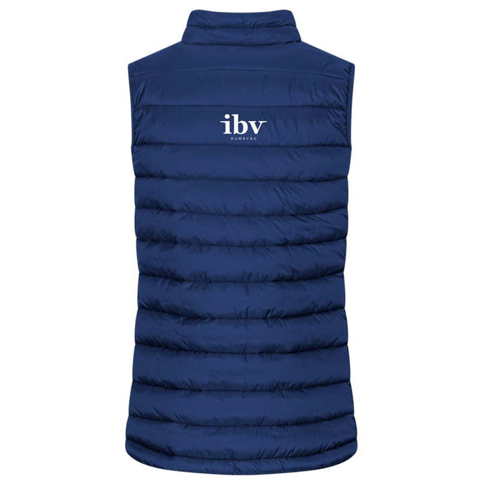 Promodoro® Damen Steppweste Navy - Weste - IBV Hamburg - S