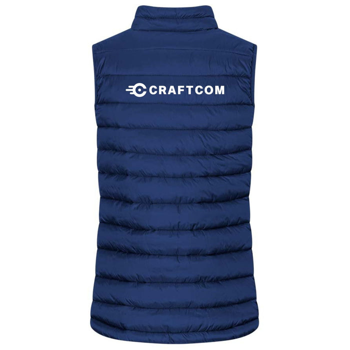 Promodoro® Damen Steppweste Navy - Weste - Craft-Com - S