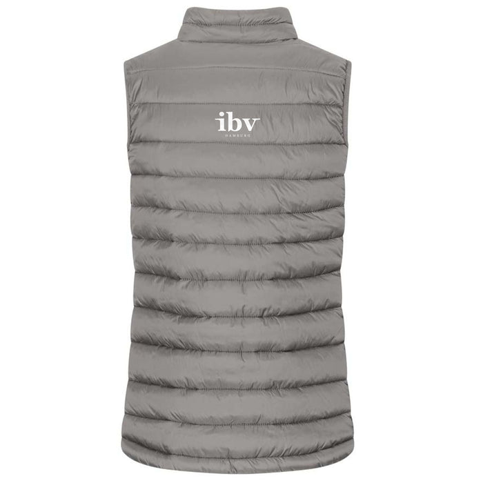 Promodoro® Damen Steppweste Steel Grey - Weste - IBV Hamburg - S