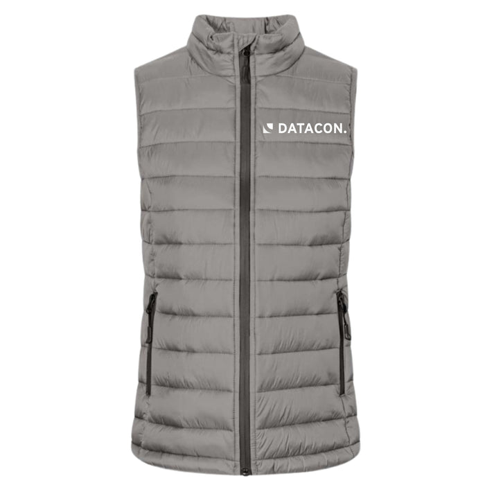 Promodoro® Damen Steppweste Steel Grey - Weste - Datacon - S