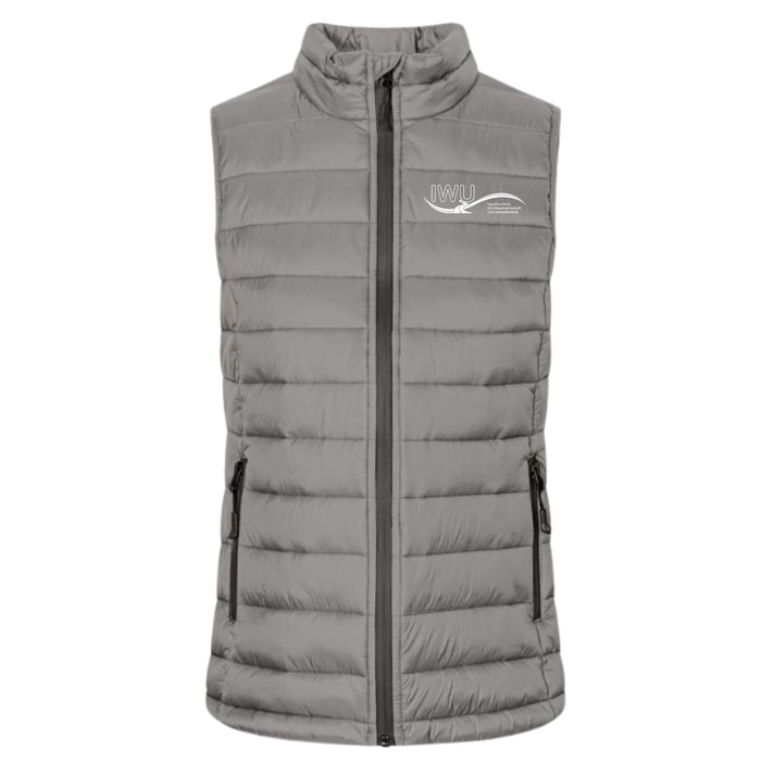 Promodoro® Damen Steppweste Steel Grey - Weste - IBV Hamburg - S