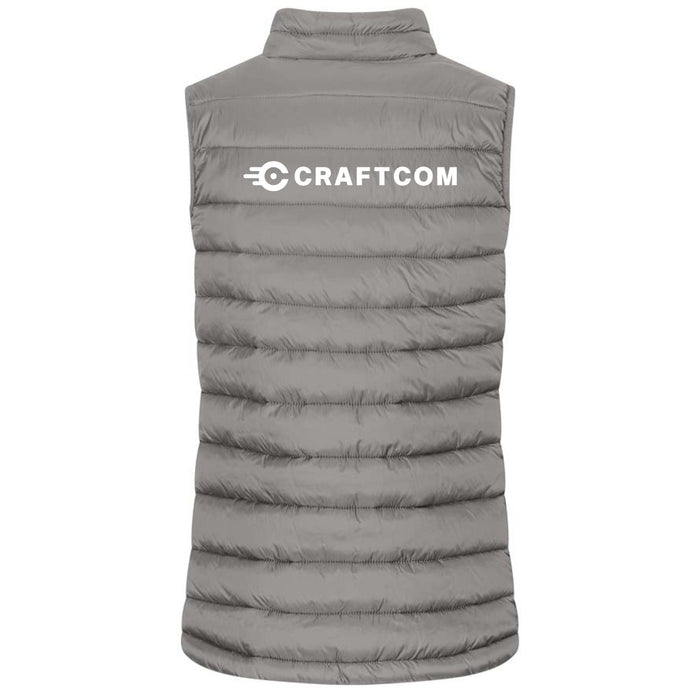 Promodoro® Damen Steppweste Steel Grey - Weste - Craft-Com - S