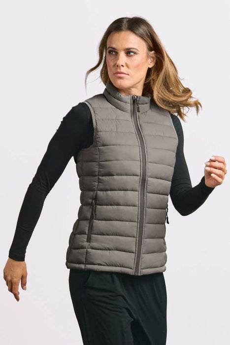 Promodoro® Damen Steppweste Steel Grey - Weste - Seier - S