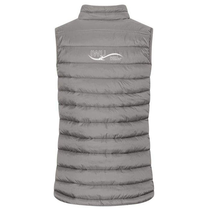 Promodoro® Damen Steppweste Steel Grey - Weste - IWU Zeven - S