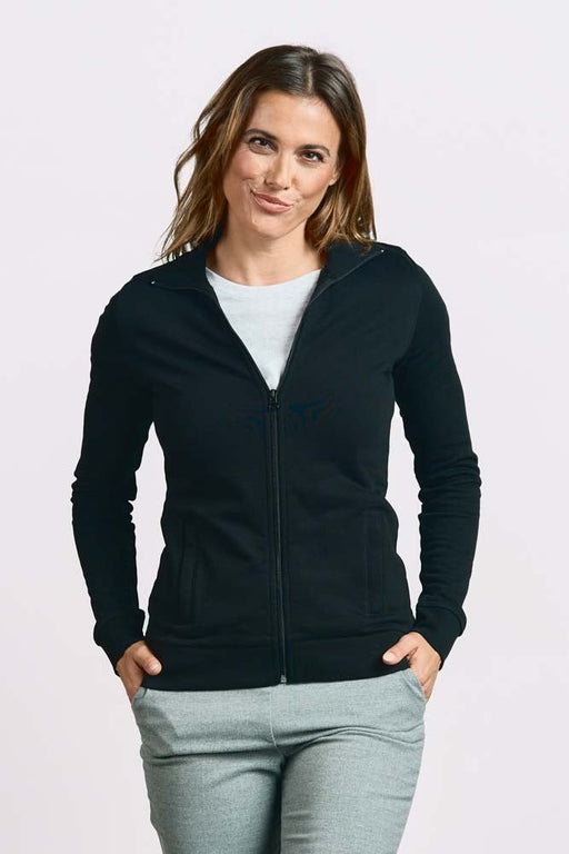 Promodoro Damen Sweatjacke mit Stehkragen - 5295 – Black - Wähler - XS