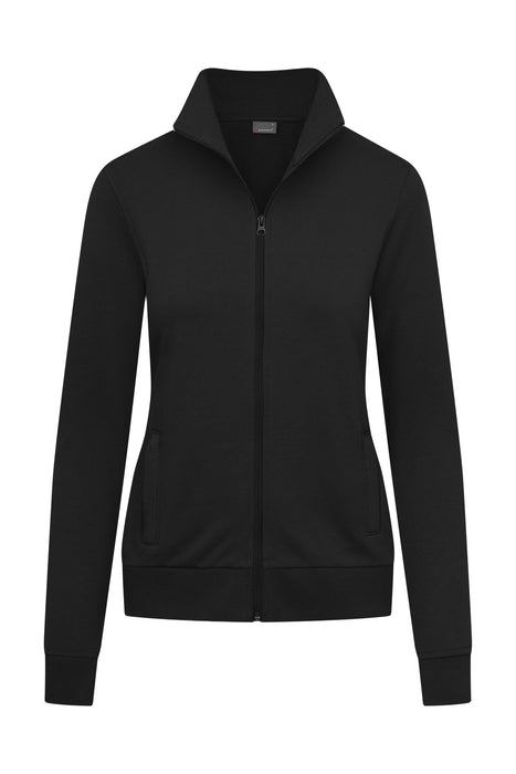 Promodoro Damen Sweatjacke mit Stehkragen - 5295 – Black - Wähler - XS