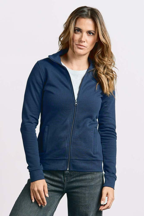 Promodoro Damen Sweatjacke mit Stehkragen - 5295 – Navy - Wähler - XS