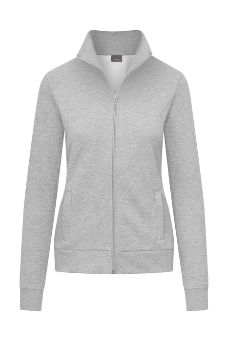 Promodoro Damen Sweatjacke mit Stehkragen - 5295 – Sports Grey - Wähler - XS