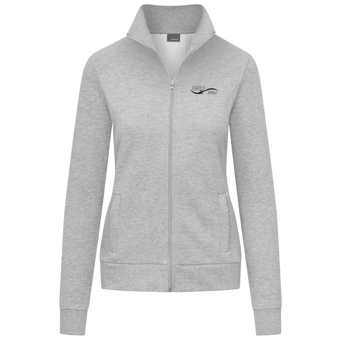 Promodoro Damen Sweatjacke mit Stehkragen - 5295 – Sports Grey - IWU Zeven - XS