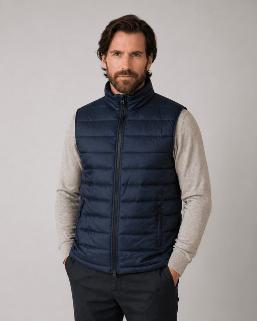 Promodoro® Herren Steppweste Navy - Weste - Seier - S