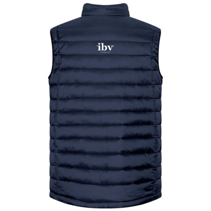Promodoro® Herren Steppweste Navy - Weste - IBV Hamburg - S