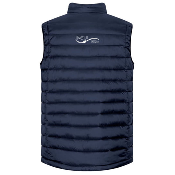 Promodoro® Herren Steppweste Navy - Weste - IWU Zeven - S