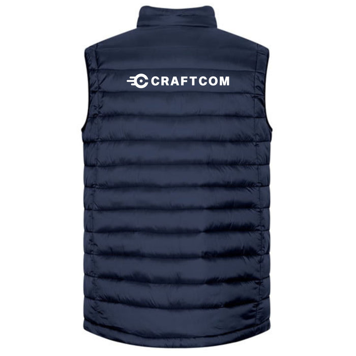 Promodoro® Herren Steppweste Navy - Weste - Craft-Com - S