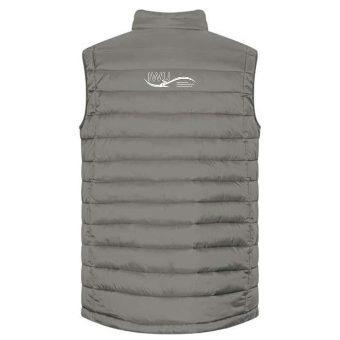 Promodoro® Herren Steppweste Steel Grey - Weste - IWU Zeven - S