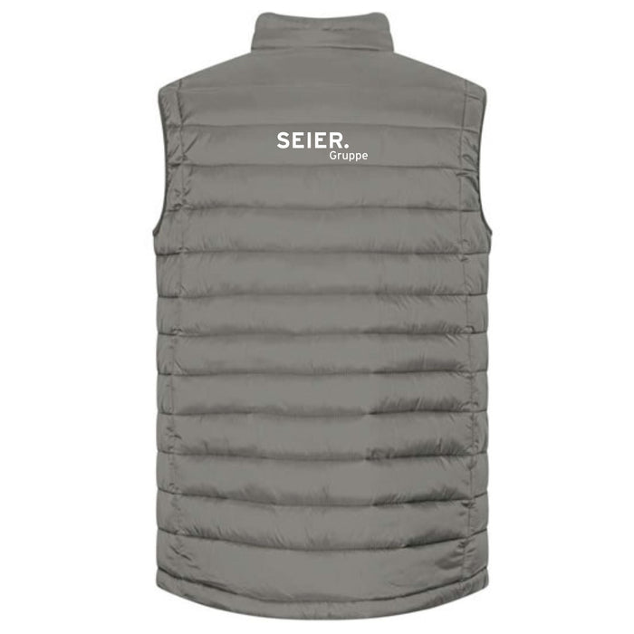 Promodoro® Herren Steppweste Steel Grey - Weste - Seier Gruppe - S