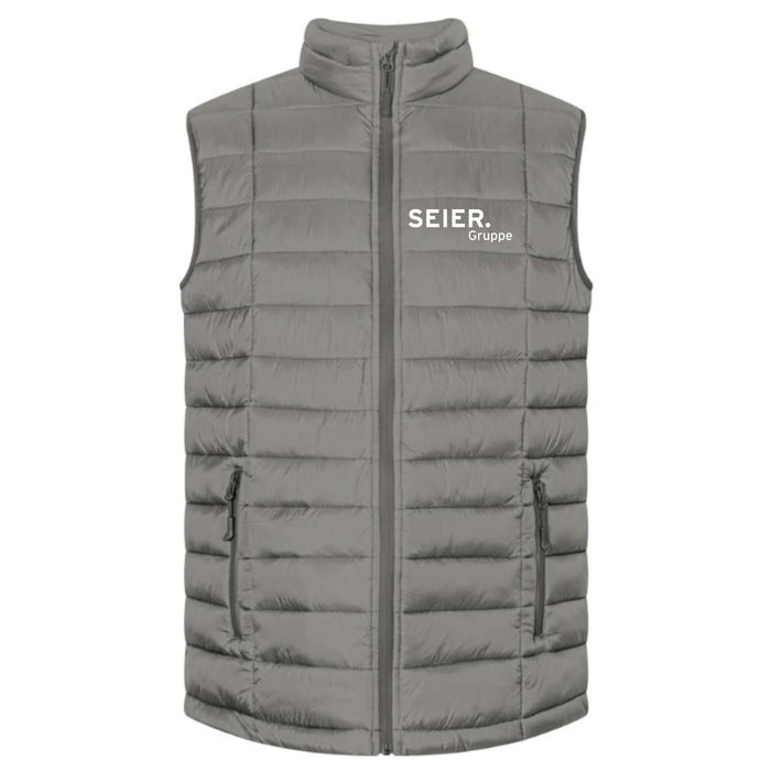 Promodoro® Herren Steppweste Steel Grey - Weste - Seier Gruppe - S