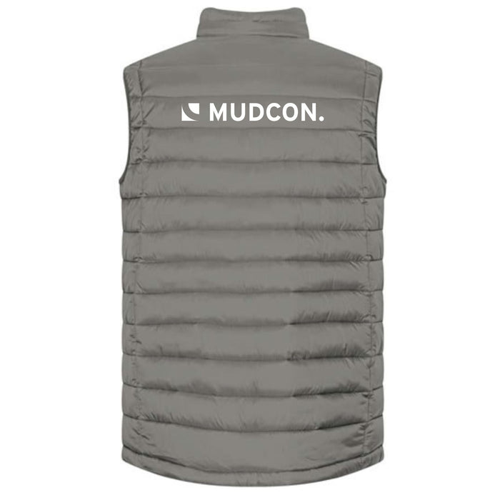 Promodoro® Herren Steppweste Steel Grey - Weste - Mudcon - S