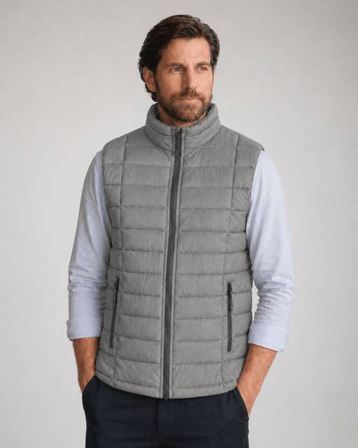 Promodoro® Herren Steppweste Steel Grey - Weste - Seier - S