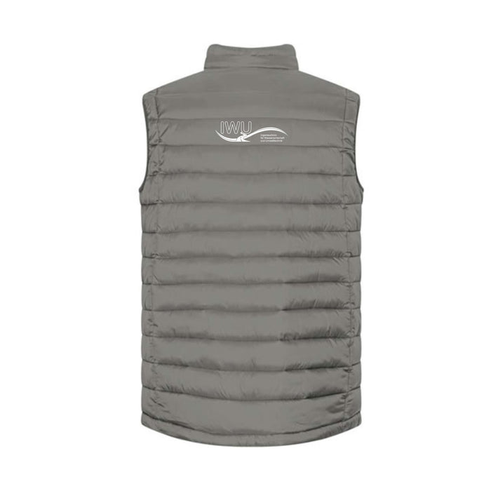 Promodoro® Herren Steppweste Steel Grey - Weste - IWU Zeven - S