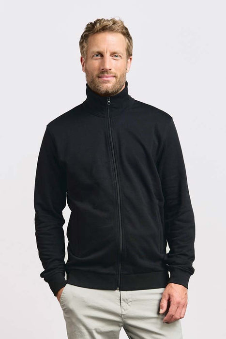 Promodoro Herren Sweatjacke mit Stehkragen - 5290 - Black - Sweatjacke - Wähler - S
