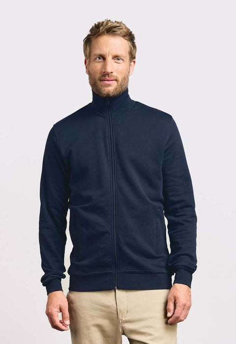 Promodoro Herren Sweatjacke mit Stehkragen - 5290 – Navy - Wähler - S