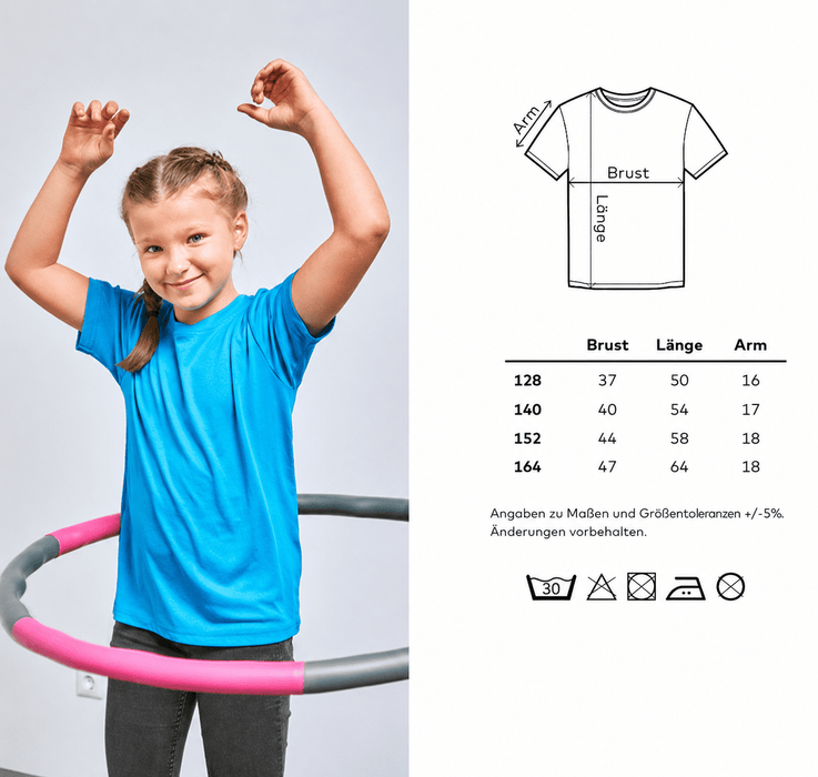 Promodoro Kids Funktions T-Shirt mit UV-Schutz und Anti-Pilling – Navy - T-Shirt - IWU Zeven - 128