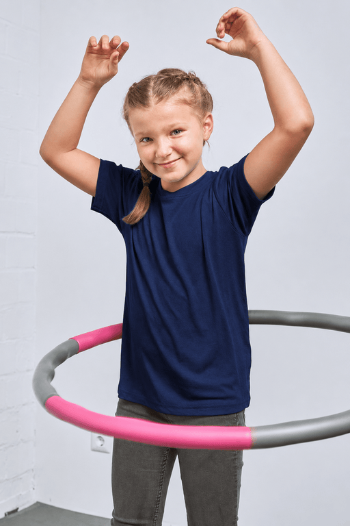 Promodoro Kids Funktions T-Shirt mit UV-Schutz und Anti-Pilling – Navy - T-Shirt - Seier Logo - 128