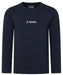Promodoro Kids Premium Langarm T-Shirt aus gekämmter Baumwolle – Navy - Langarmshirt - Seier Logo - 104