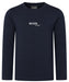 Promodoro Kids Premium Langarm T-Shirt aus gekämmter Baumwolle – Navy - Langarmshirt - Seier Gruppe Logo - 104