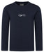 Promodoro Kids Premium Langarm T-Shirt aus gekämmter Baumwolle – Navy - Langarmshirt - IWU Zeven Logo - 104