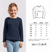 Promodoro Kids Premium Langarm T-Shirt aus gekämmter Baumwolle – Navy - Langarmshirt - IWU Zeven - 104