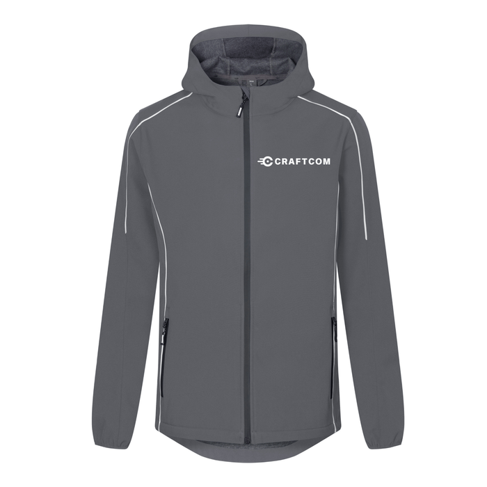 Promodoro® Men´s Light Softshell Jacke steel gray - Jacke - Craft - Com - S