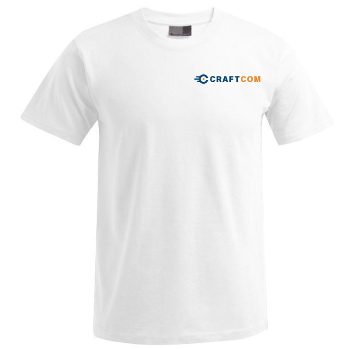 Promodoro® T-Shirt Men´s Premium - T white - T-Shirt - Craft - Com - XS